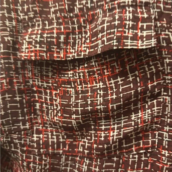 ❤️ 7 for $25! New York & Company Checkered blouse - Picture 4 of 7
